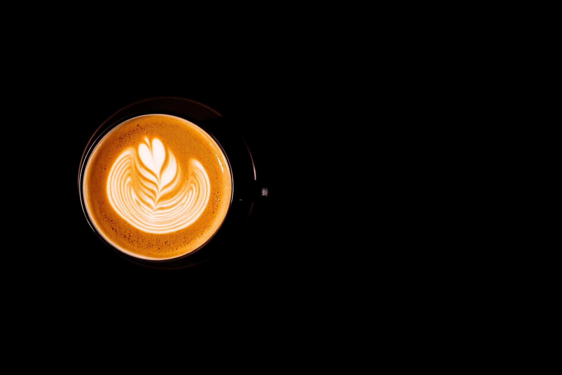 Swirling speciality coffee